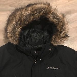 Eddie Bauer Noble Down Fur Hood Parka